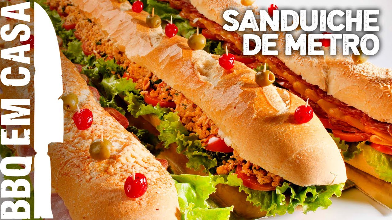 RECEITA DE SANDUICHE DE METRO