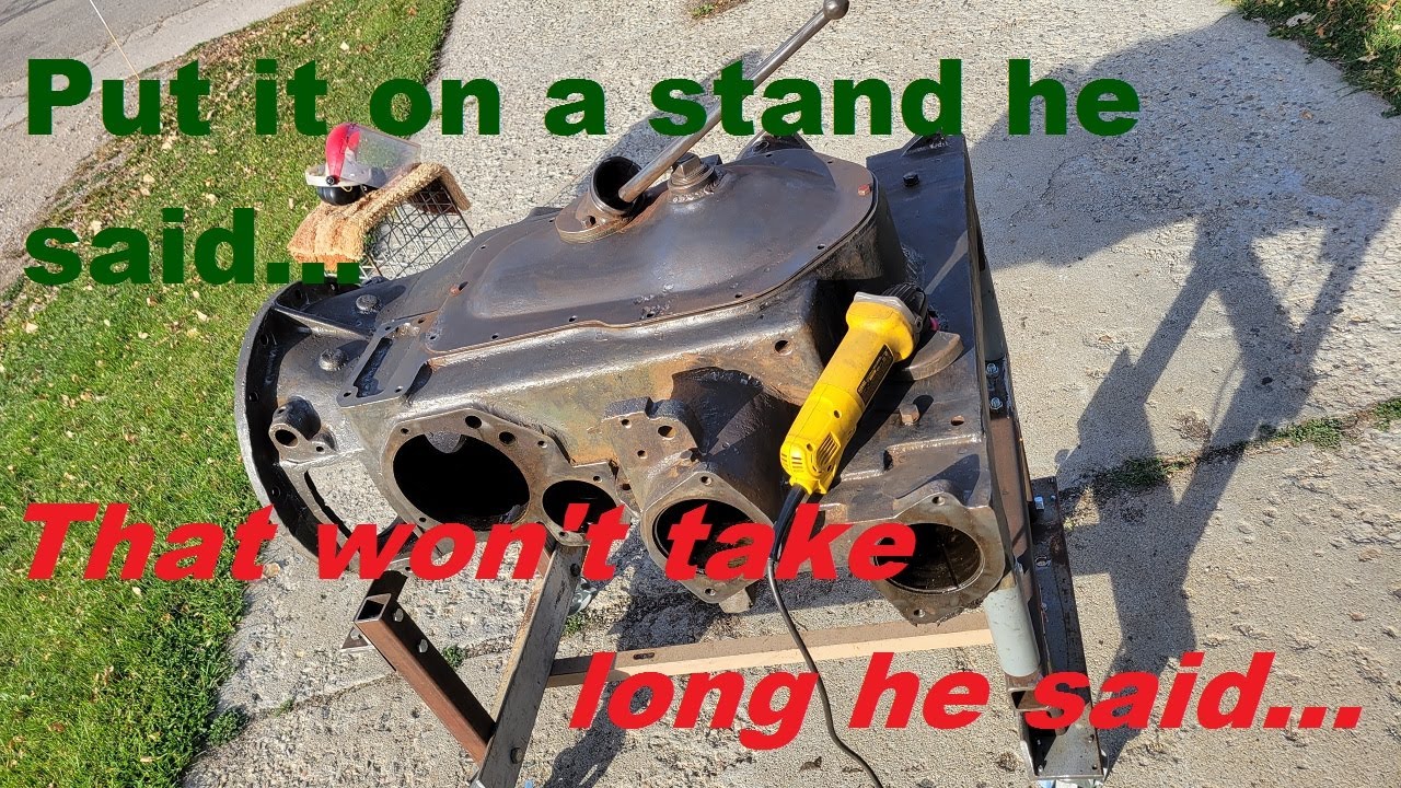 Allis Chalmers 15-25 Part 52 -How long could it possibly take to put a transmission on a stand?