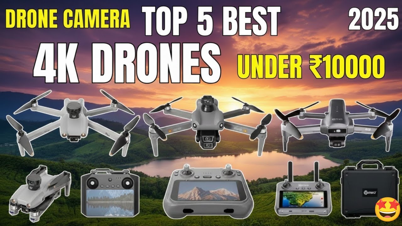 2025 के Top 5 Drone Cameras जो सबको पीछे छोड़ देंगे 💥 | MD Jamal Technical