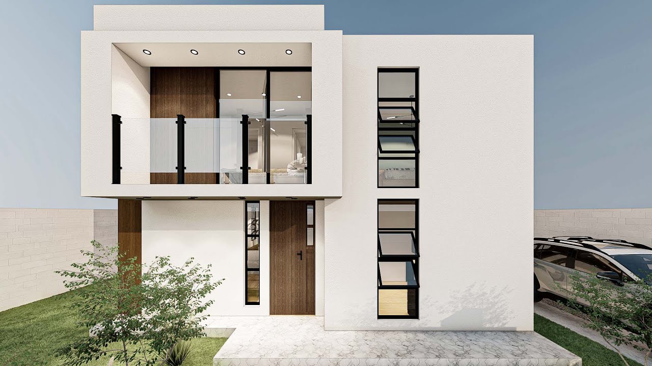CASA DE 2 PISOS DE 8x8 metros - 3 DORMITORIOS (120 m²)