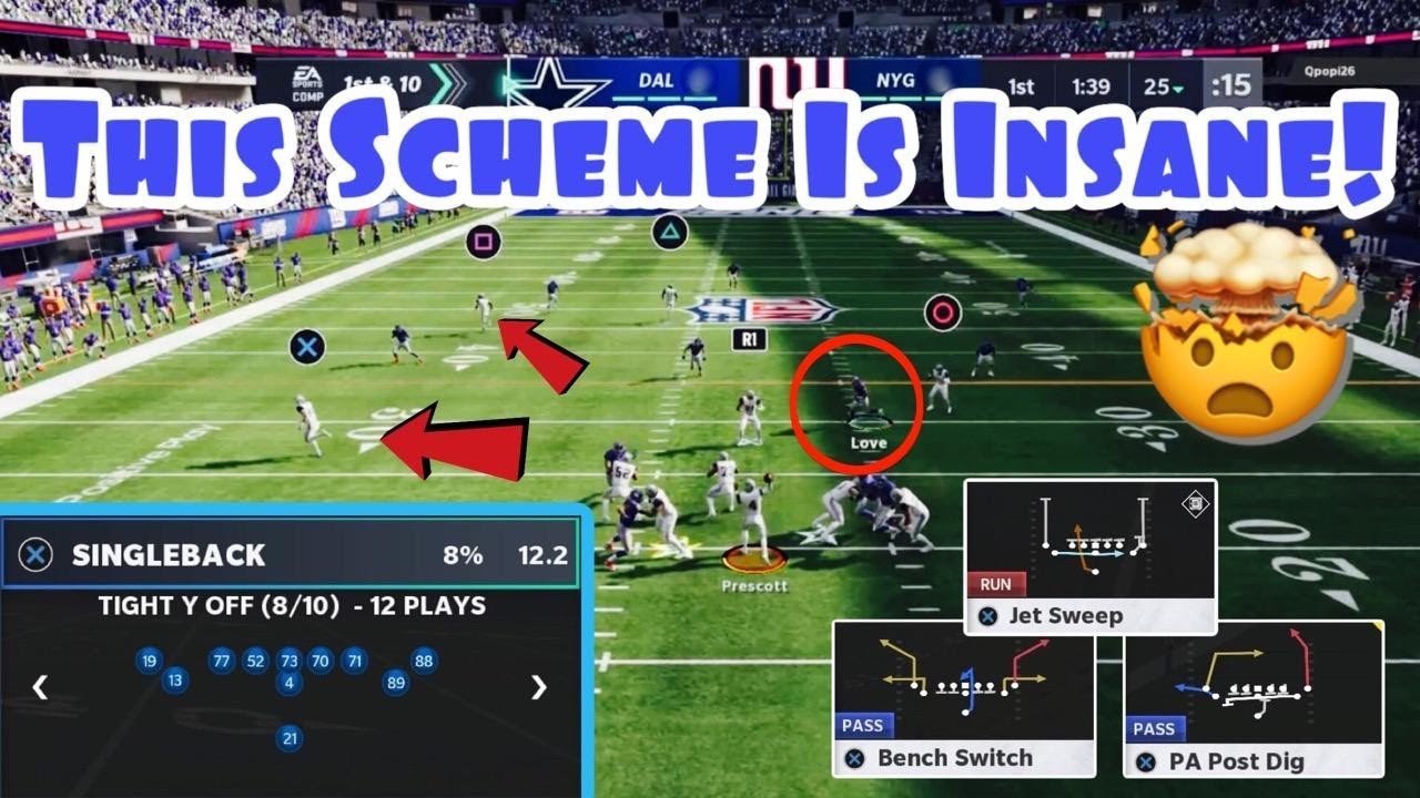 Use These Plays To Destroy ANY Zone Coverage In Madden 21! 🔥| Singleback Tight Y Off Part 1 |