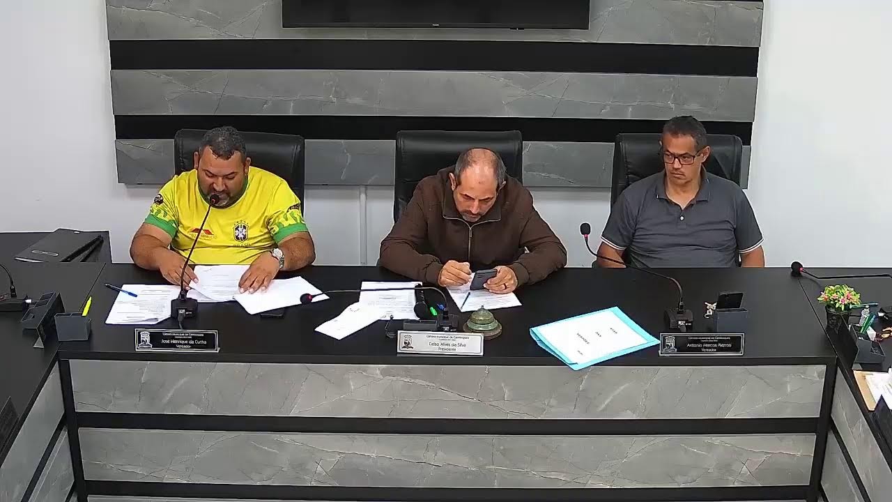 Transmissão ao vivo da Reunião Extraordinária da Câmara Municipal de Cambuquira/MG - 10/02/2026.