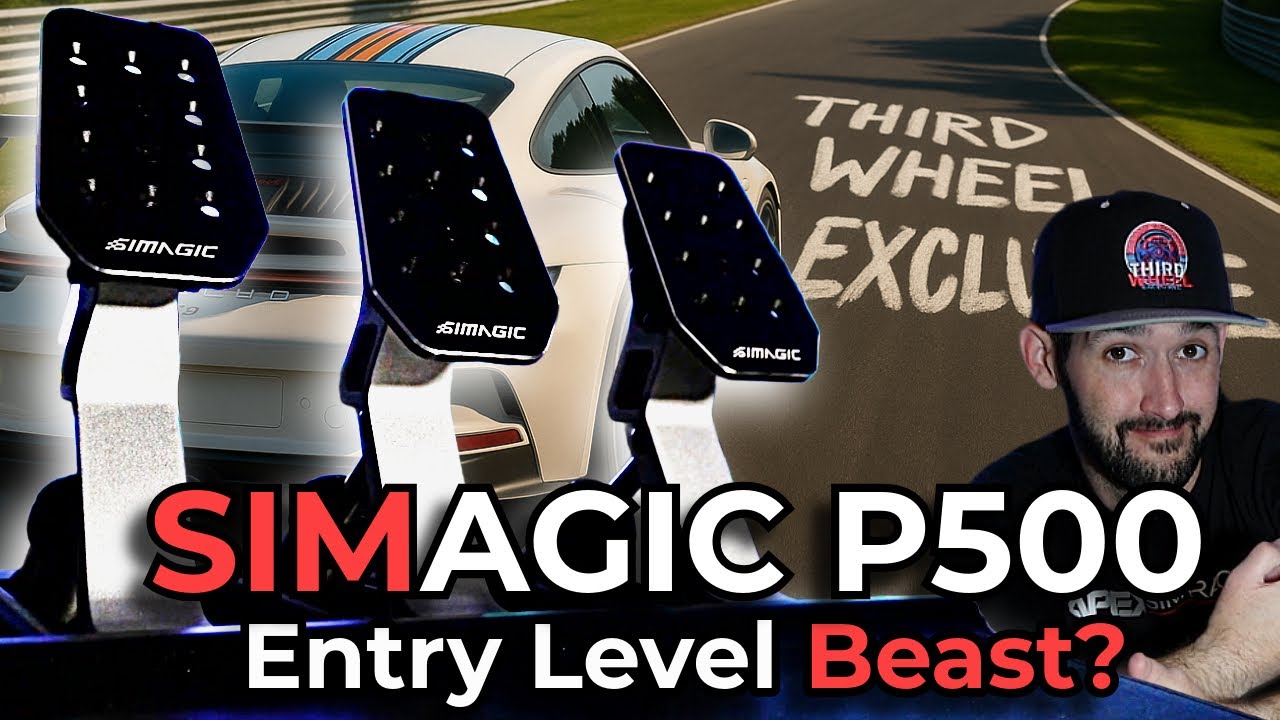INSANE Performance From Beginner Sim Racing Pedals? Simagic P500 Review