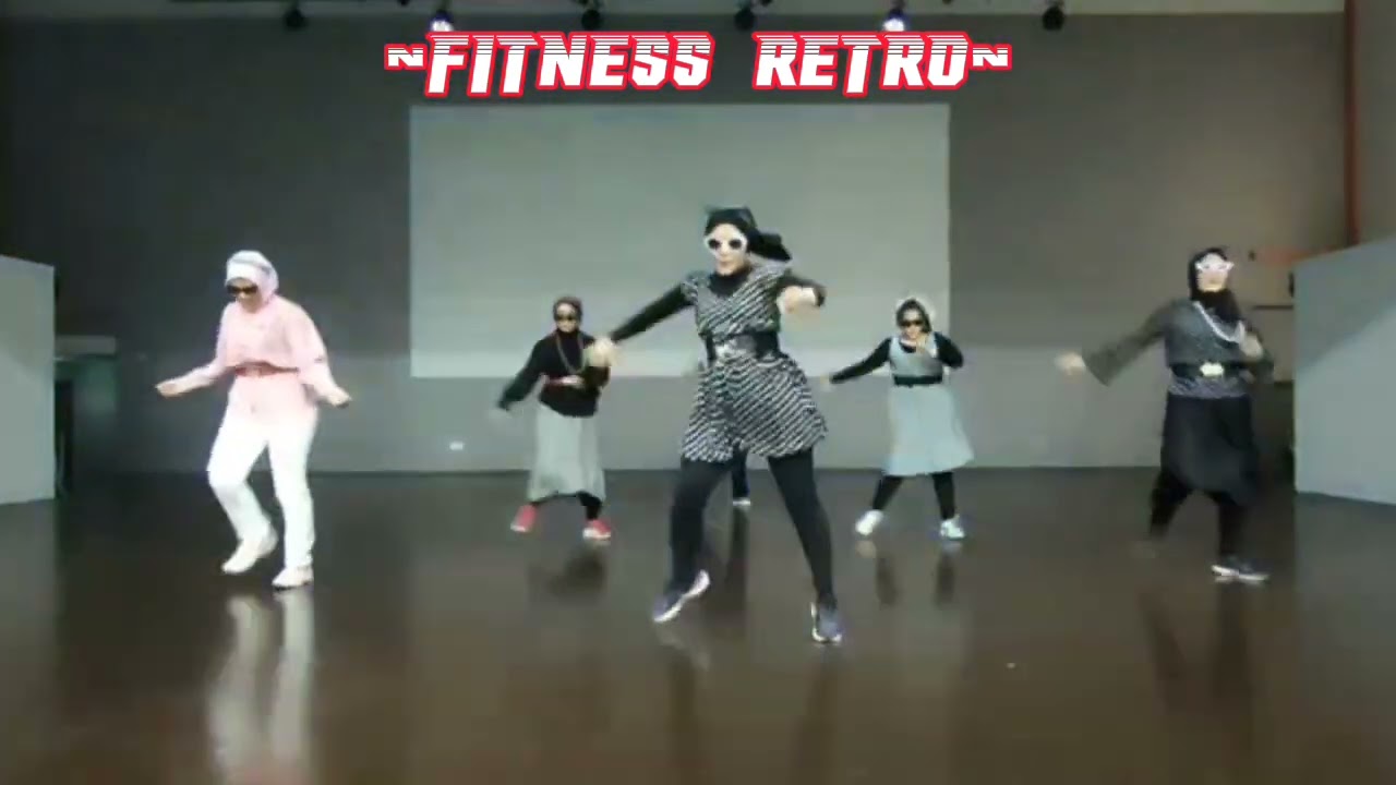Fitness RETRO 60an | Aerodance | Keindahan Pantai | Ticer Ayu & Team
