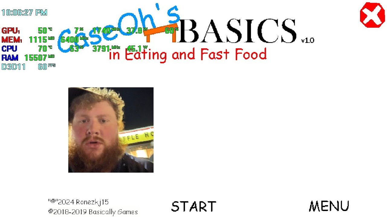 CaseOh's basics in eating and fast food | Ending boss fight | No Commentary