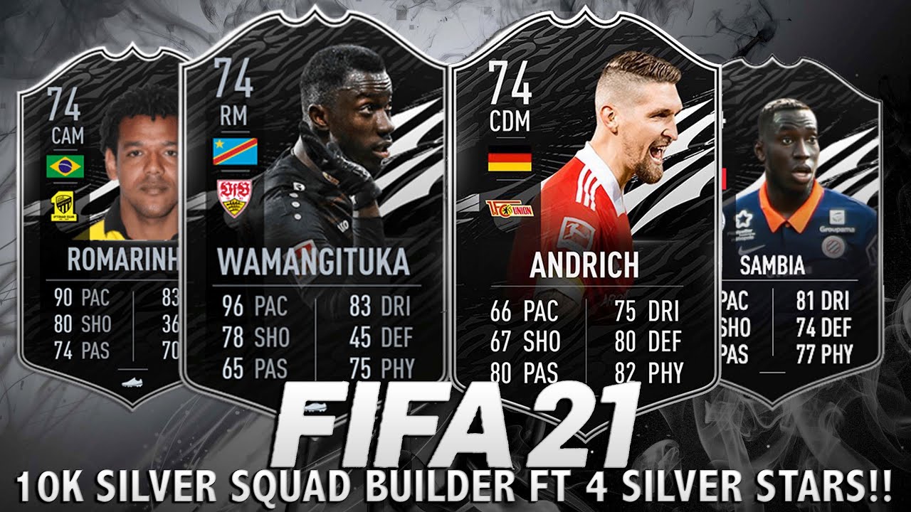 THE BEST (10K) SILVER SQUAD BUILDER FT. (4) SILVER STARS!! FIFA 21 ULTIMATE TEAM
