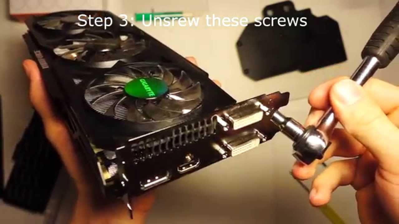 How to watercool Gigabyte GTX 760 OC Rev 2.0