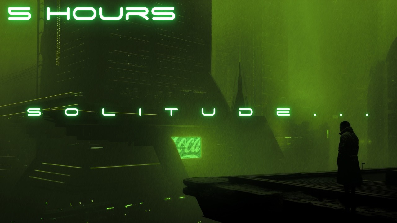 solitude... | Cyberpunk Ambient Mix: 5 Hour Continuous Blade Runner Music For Focus & Deep Sleep