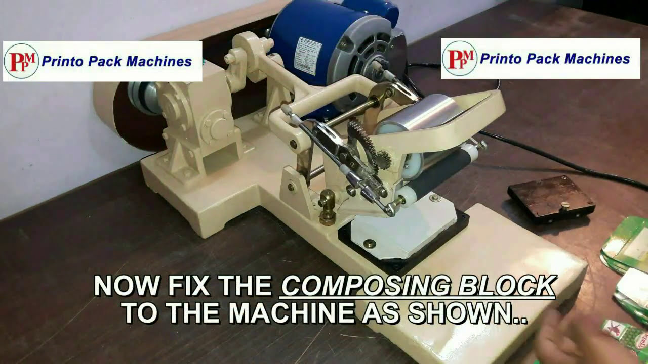 Semi automatic batch coding machine | expiry date printing machine | batch coder | date printing