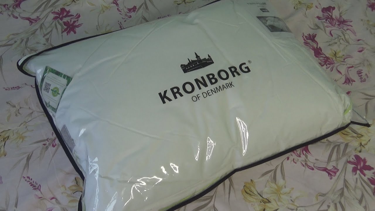 Jysk Kronborg Okshornet Fibre Pillow 50x70 cm Gold Unboxing and Test