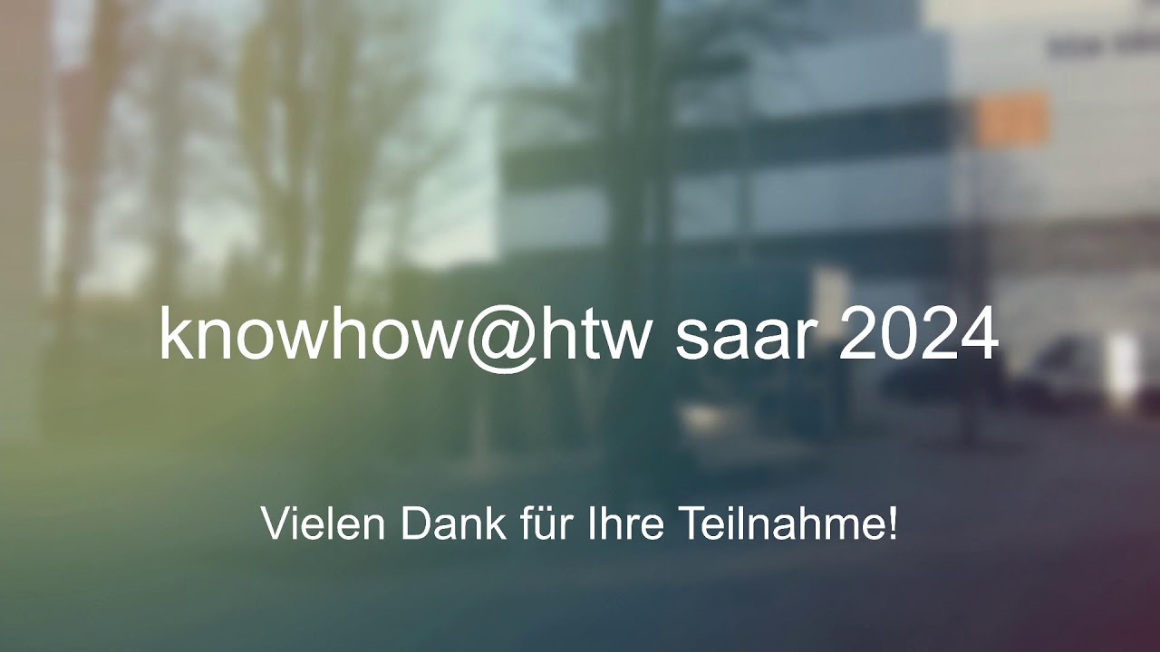 knowhow@htw saar 2024