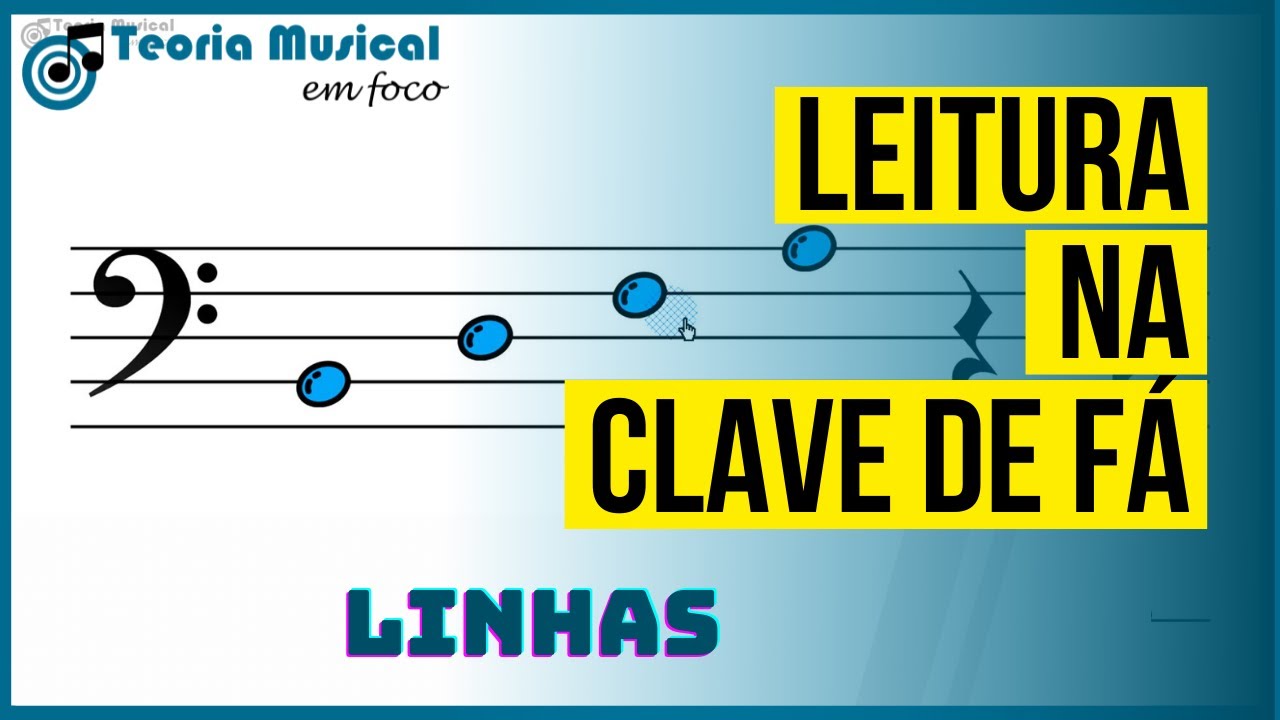 CLAVE DE FÁ: Leitura Musical das Linhas