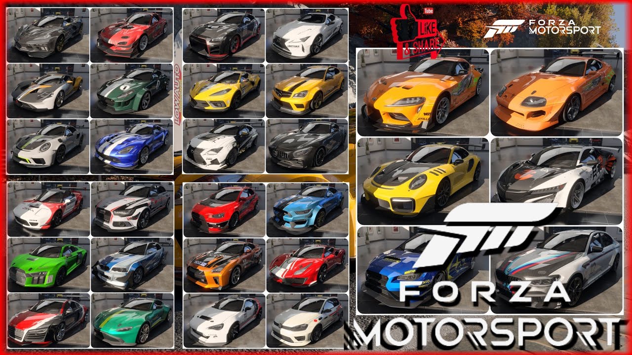 Forza 8 Speed Battle: Wide Body Kit Car Edition | Maxed Out