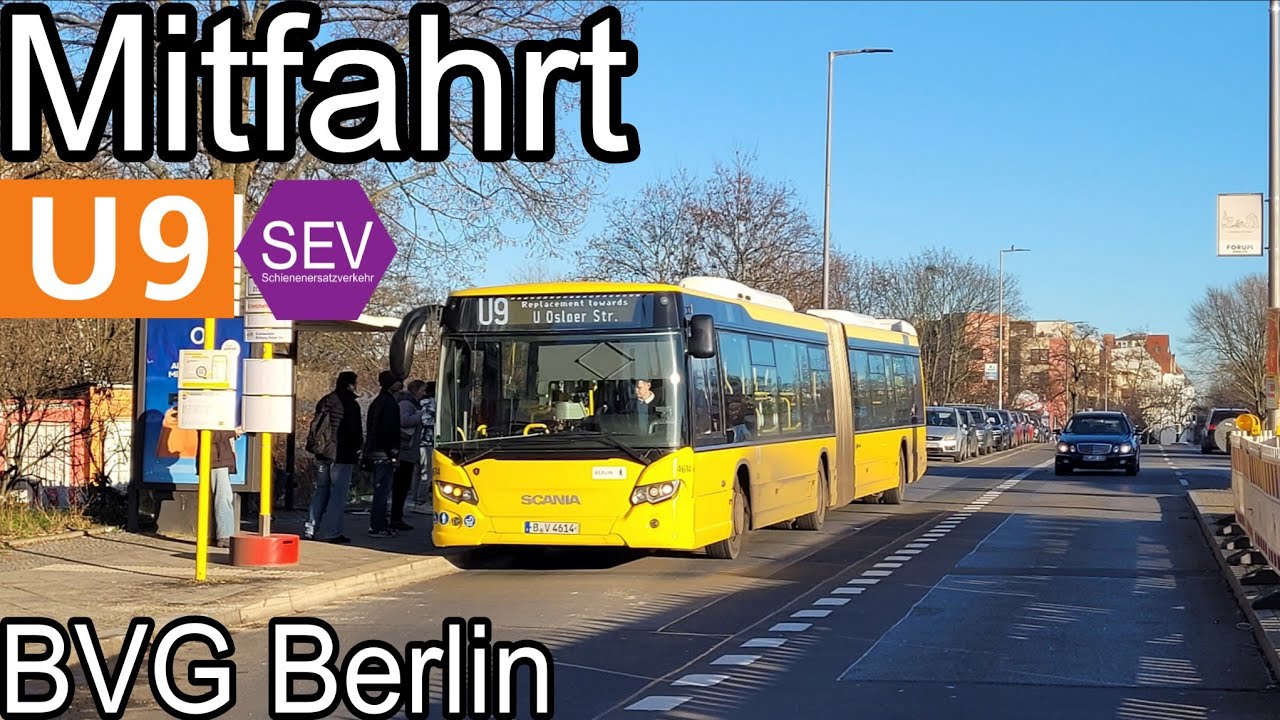 Mitfahrt | Scania Citywide LFA | Linie U9 SEV | U Berliner Straße - S Feuerbachstraße