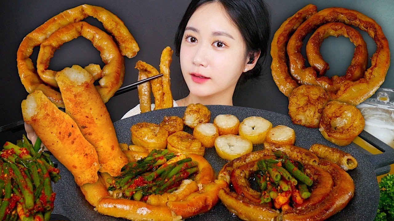 МУКБАНГ Говяжьи Кишки На Гриле🧡 Beef Intestines *Gopchang | Real Sound MUKBANG | АСМР | EATING SHOW
