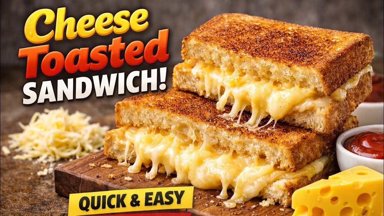 Crispy Cheese Toast Sandwich 😍 | Quick & Easy Snack