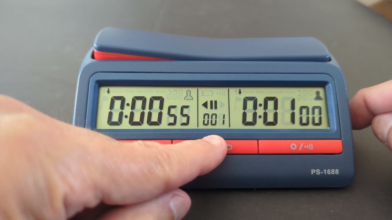 PS-1688 Chess Clock Instructions / How to Use