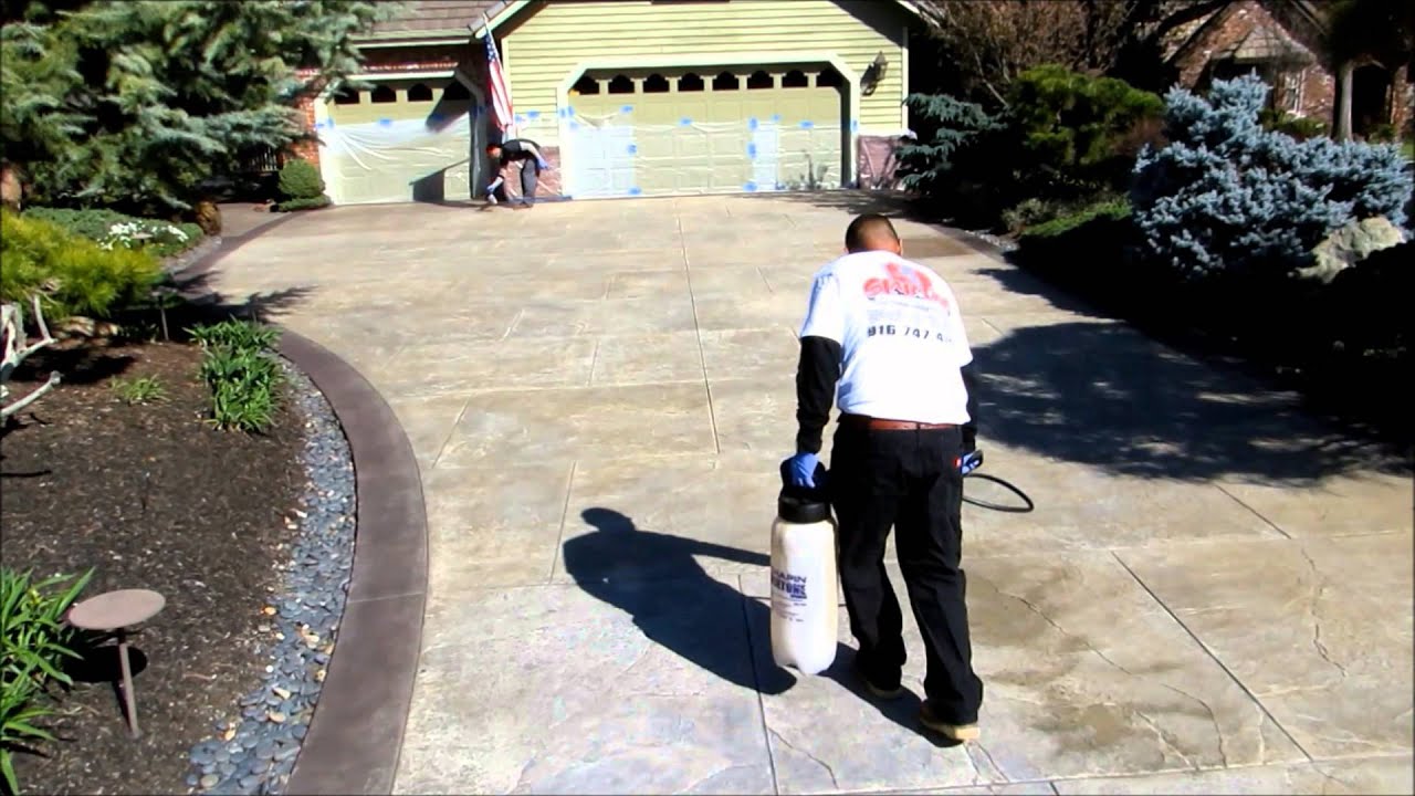 Endurable Stamped Concrete Staining