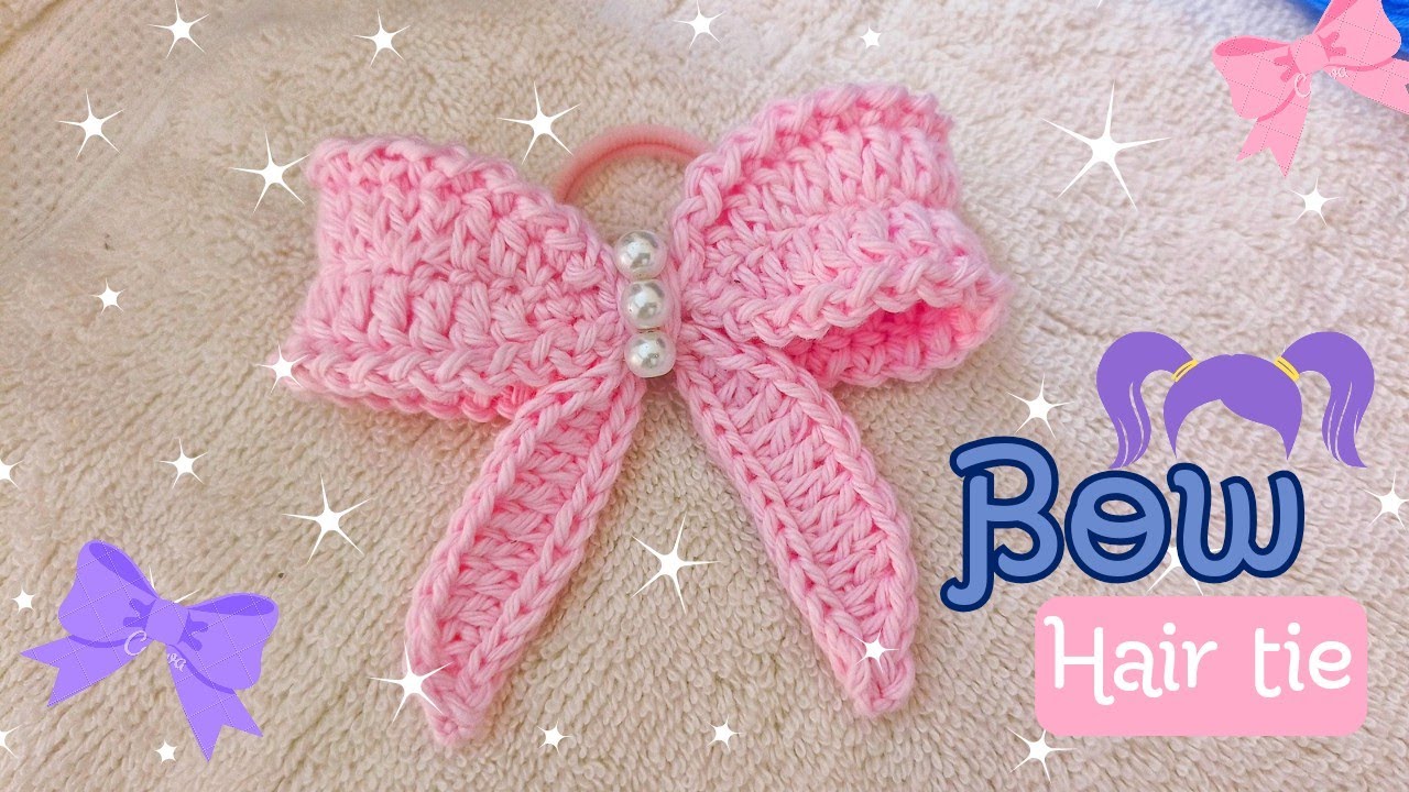 AMAZING AND SUPER EASY ‼️crochet Bow 😍TUTORIAL | Beautiful Hair Tie @sara1111