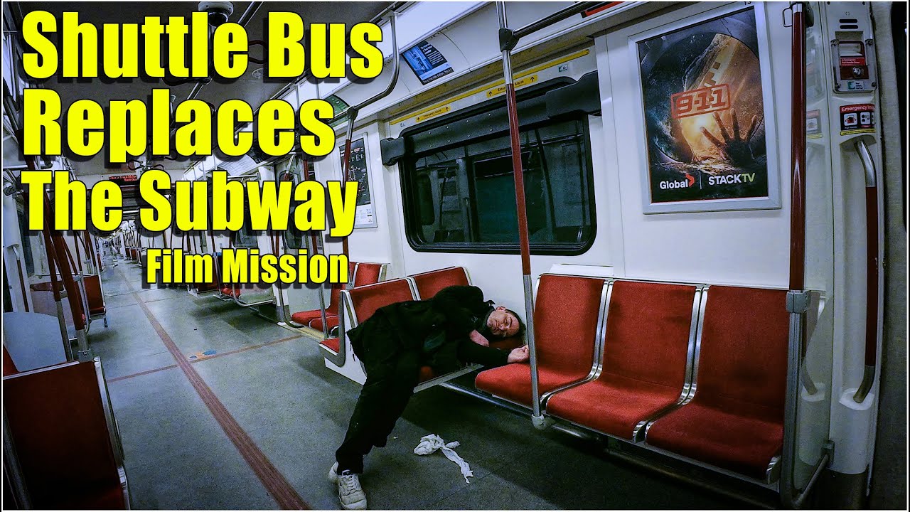 Line one Shut down - Shuttle Bus  - Toronto to Subway Ride - Delay !