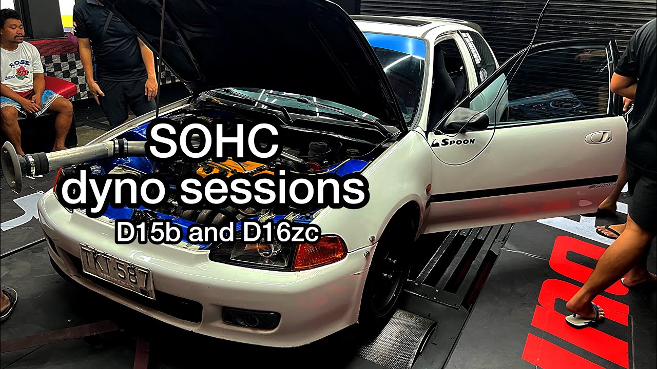 SOHC Dyno Day: D15b Vtec on Crower & D16zc Rebuilt + Tuning