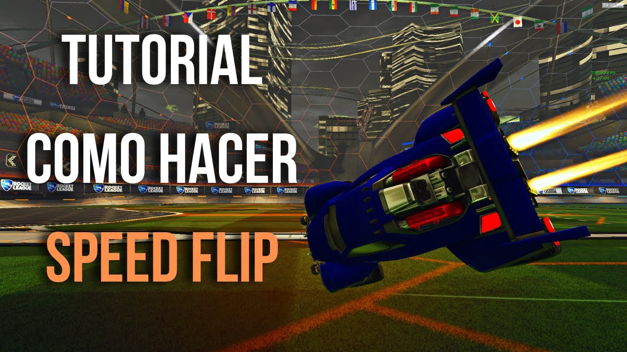 ¿COMO HACER SPEEDFLIP / SAQUE RÁPIDO MUY FACIL? | ROCKET LEAGUE TUTORIAL