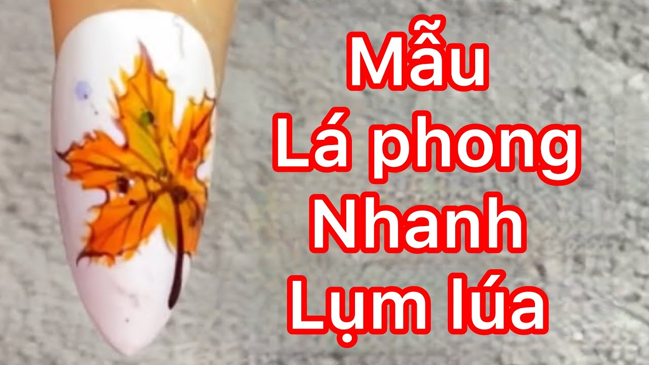Mẫu lá phong đẹp dễ làm