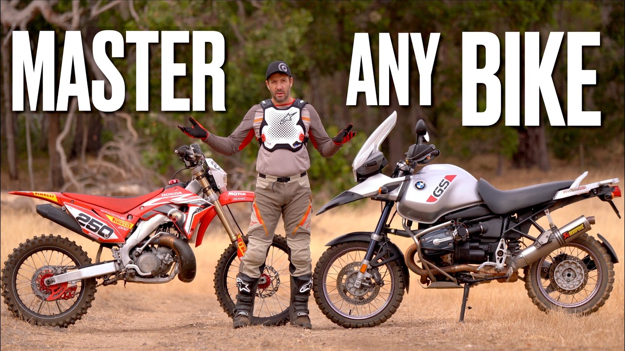 One technique to rule them all | Honda CR250R v BMW GS 1150 Adventure