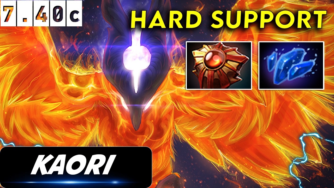 kaori Phoenix Hard Support - Dota 2 Patch 7.40c Pro Player Full Gameplay