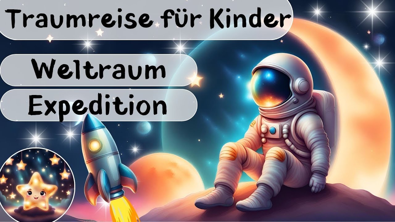 Traumreise für Kinder zum Einschlafen - Die Weltraum Expedition | Astronaut | Meditation für Kinder