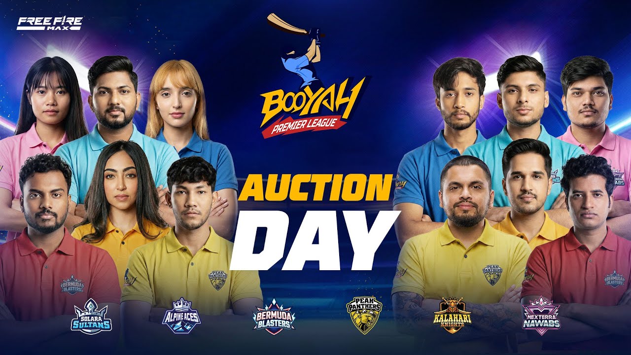 Auction Day | Booyah Premier League 2026 | Free Fire MAX