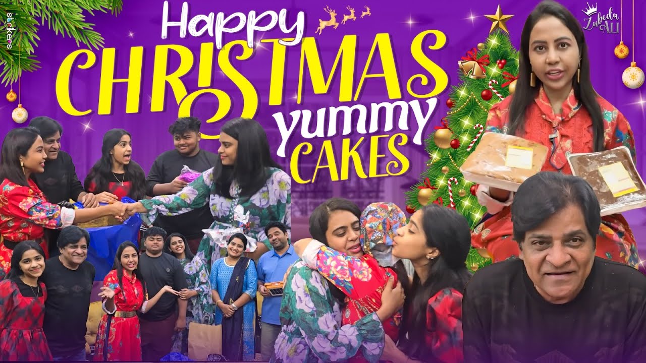 Happy Christmas Yummy Cakes || Zubeda Ali || Strikers