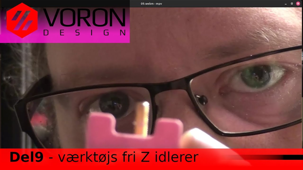Del 9 - værktøjs fri Z idlerer  - Lad os da bygge en voron 2.4 DK