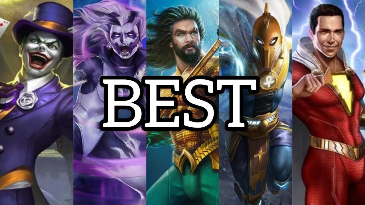 Top 6 Best Characters - Injustice 2 Mobile