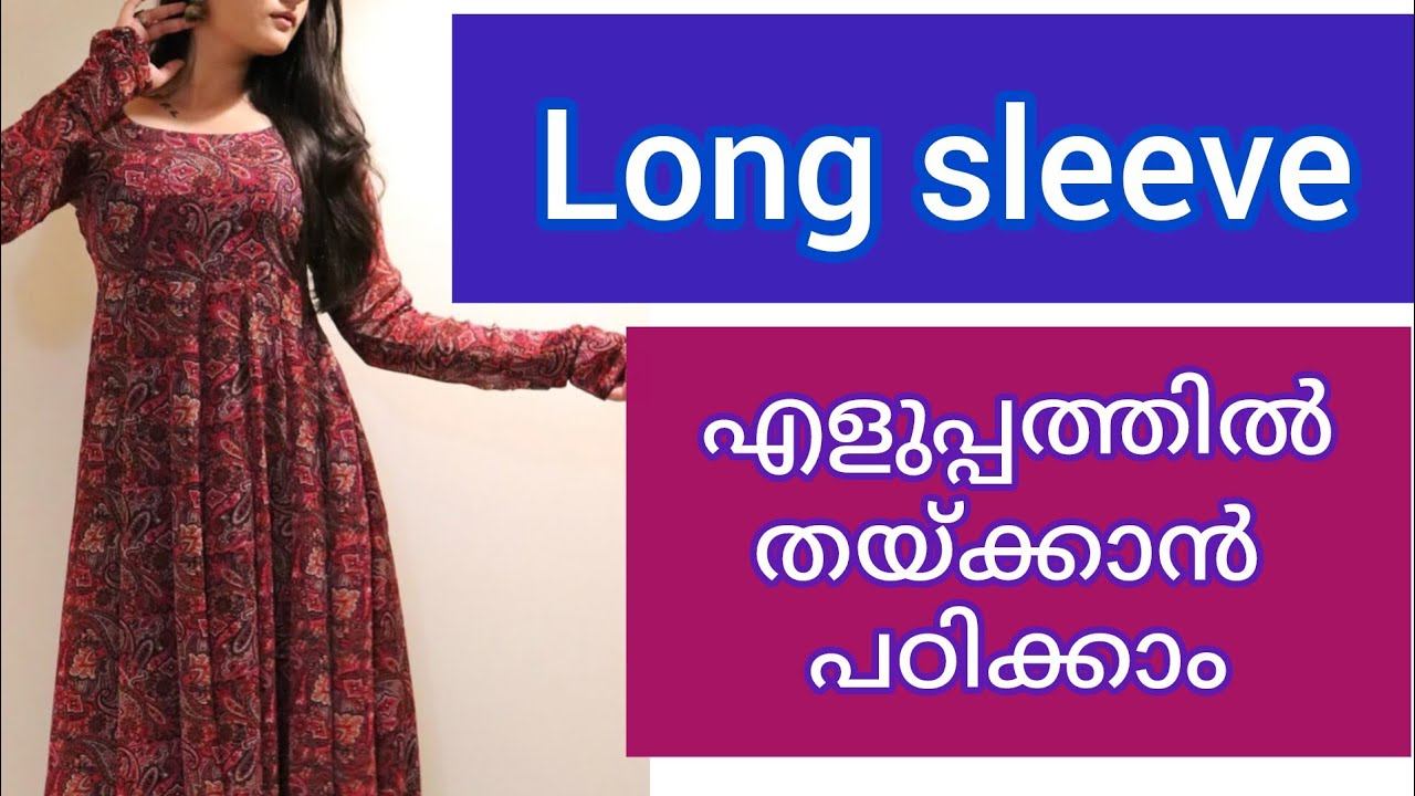 Long sleeve cutting And stitching # simple way # Long Sleeve# @ Thread N Touch 