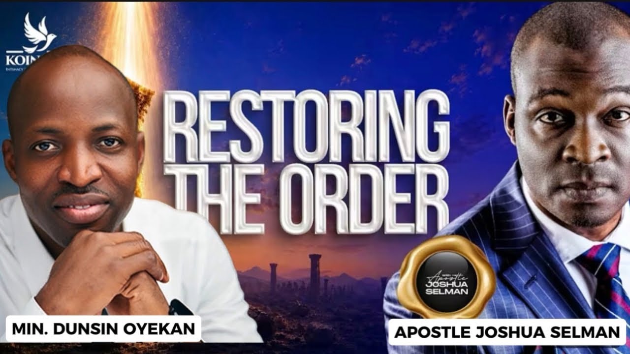 ВОССТАНОВЛЕНИЕ ПОРЯДКА 2026 DUNSIN OYEKAN С АПОСТОЛОМ JOSHUA SELMAN. #apostlejoshuaselman #koinonia