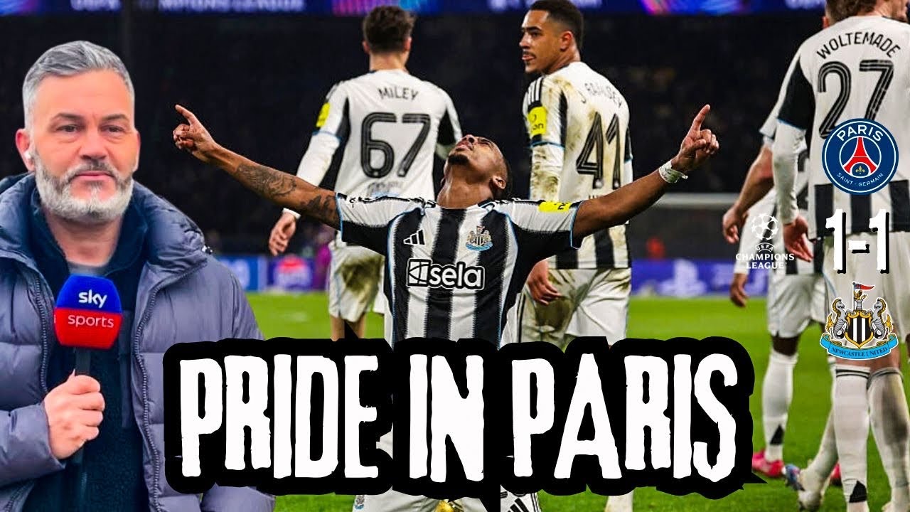PSG just CANNOT beat Newcastle! Even with 12 men! A HUGE night for Willock & Ramsay in City of Love