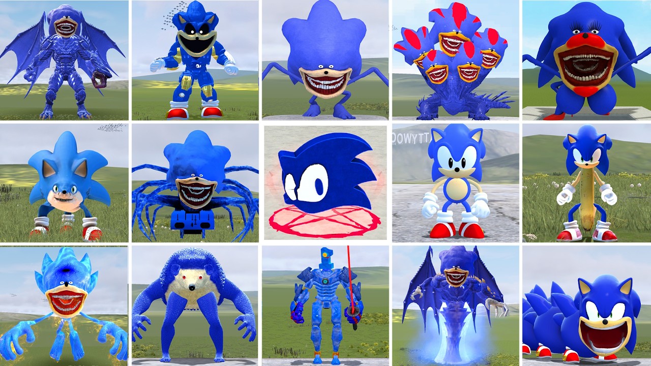 NEW SHIN SONIC TAPES LOVE VS SHIN SONIC BLAZE XXL TAPES LOVE STORY in Garry’s Mod!