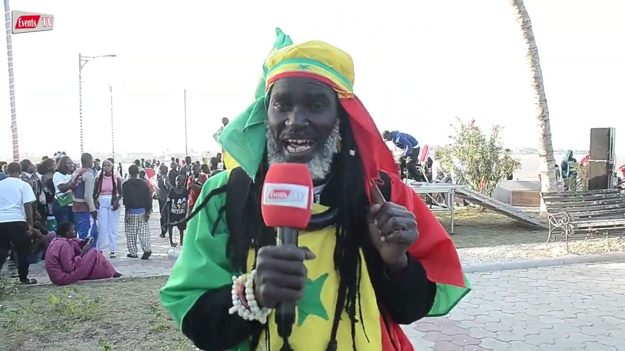 EVENTS TV/Ambiance au FAN ZONE de jardin du pont: Senegal & Egypte