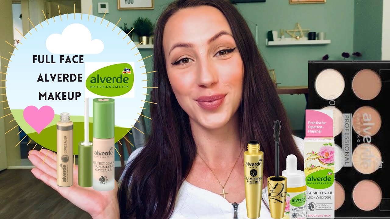 ALVERDE Make Up 🌱 FULL FACE Look 😱 & Test - Naturkosmetik | Navabeauty