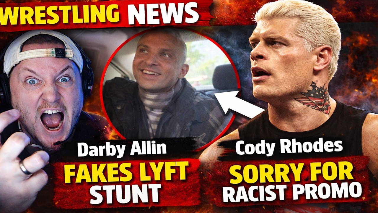 Cody Rhodes Sorry for RACIST WWE PROMO ?  Darby Allin Kicked out of Lyft