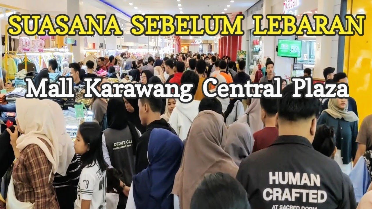 MALL KCP | Suasana Mall KCP Galuh Mas Karawang Sebelum Lebaran