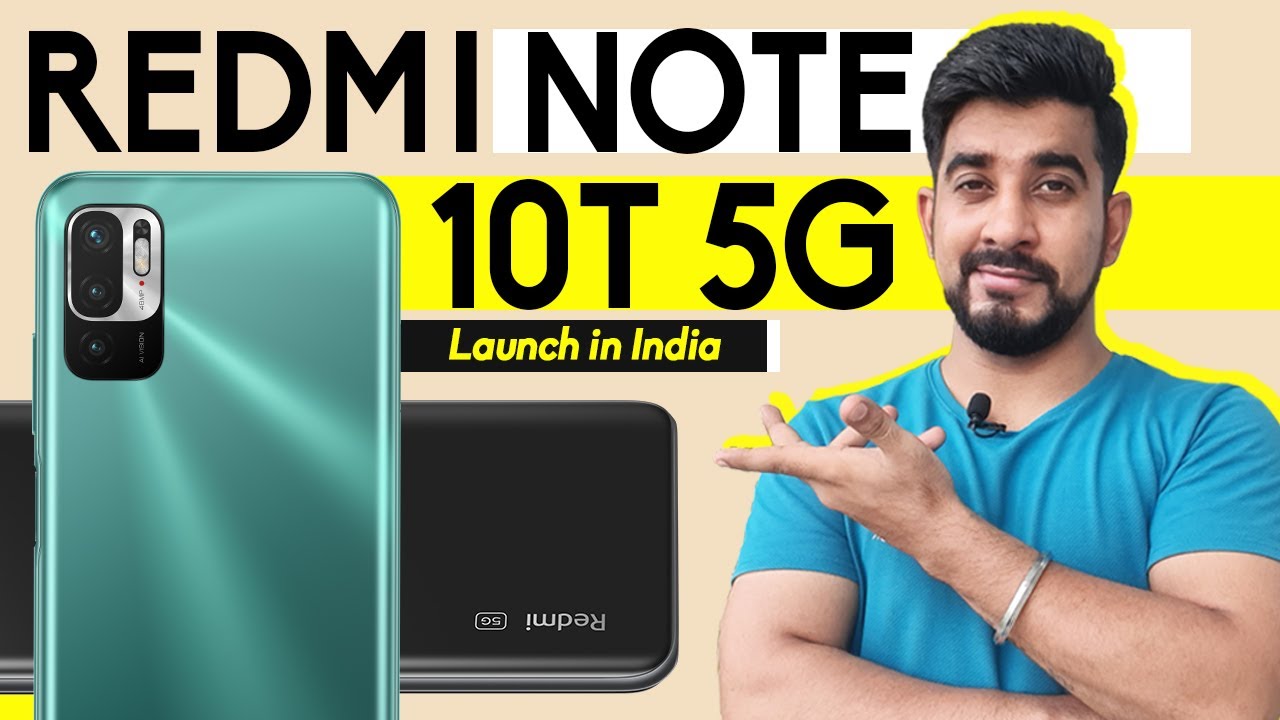 Redmi Note 10T 5G Launch in India, Price, Specs | Redmi Note 10T 5G vs Realme 8 5G Comparison