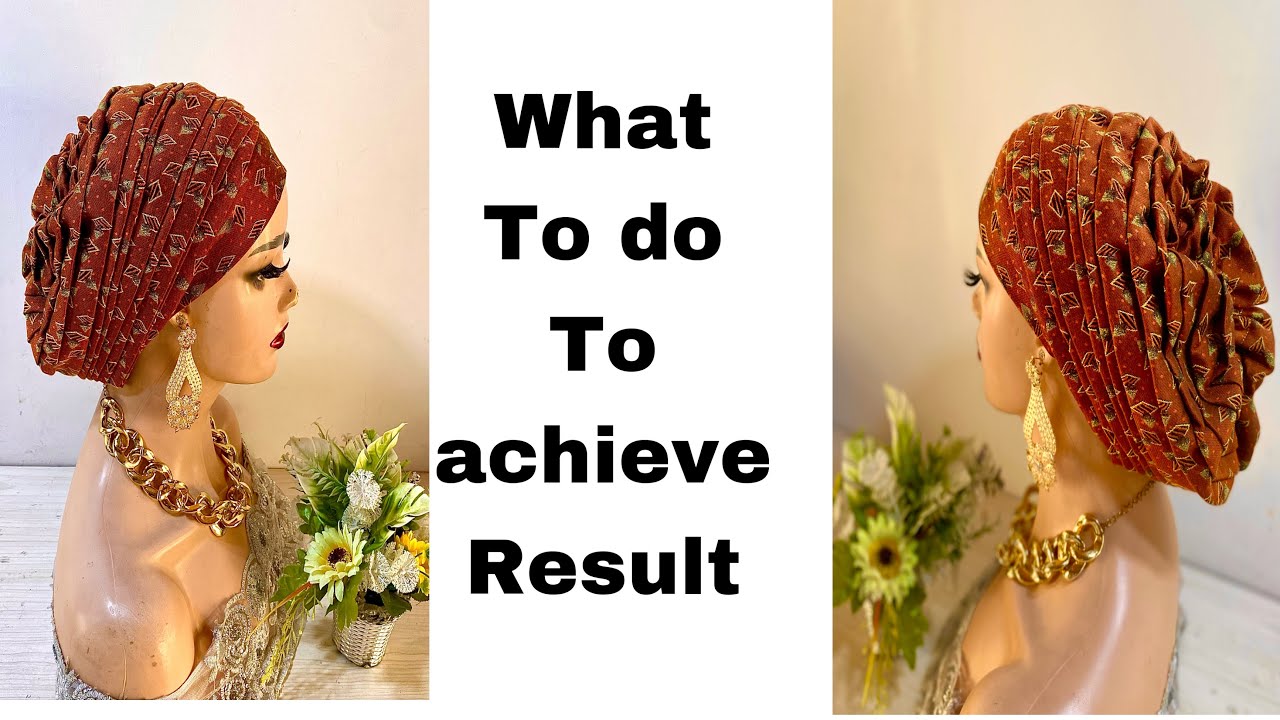 How to make this gorgeous Turban