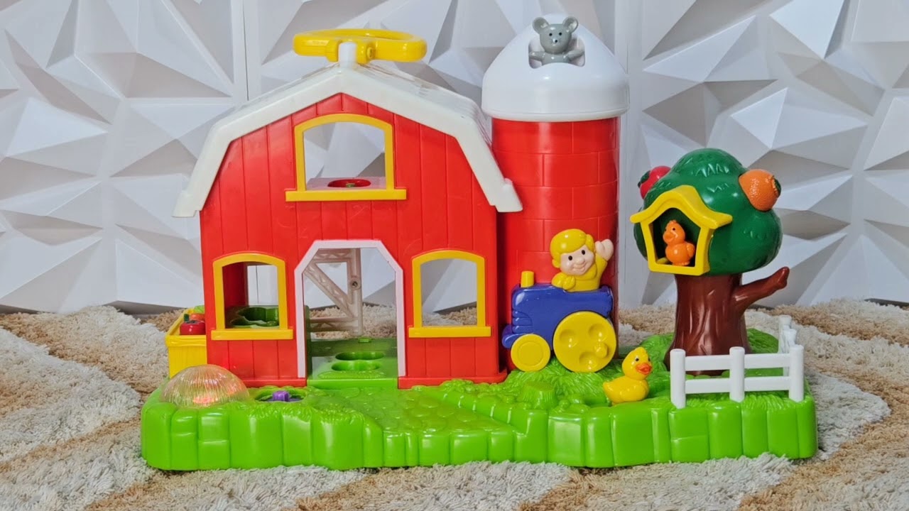 Kiddieland Light n' Sound Activity Farm Yard Playset