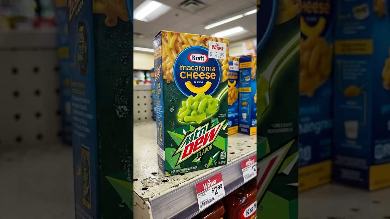 Unhinged Mountain Dew Product Concepts | Mac & Cheese, Cheez-It, Reese’s Puff, Pringles