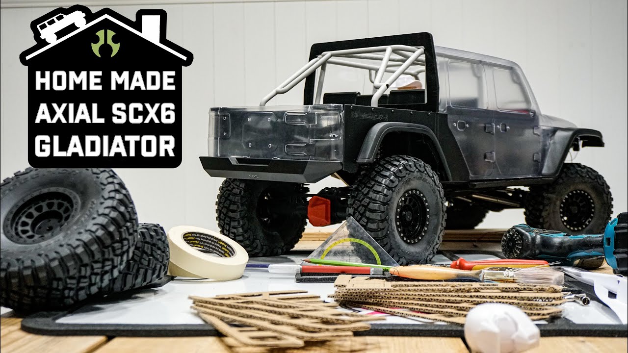 AXIAL SCX6 GLADIATOR Часть 2 — Измерение и изготовление деталей