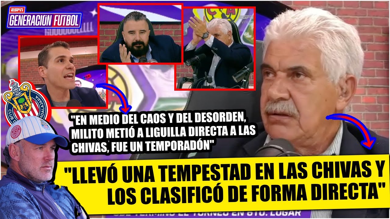 Tuca Ferretti APLAUDE la LABOR de MILITO tras clasificar a CHIVAS a LIGUILLA DIRECTA | Generación F