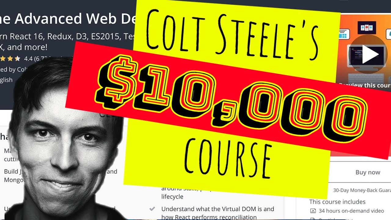 Colt Steele has a new course & it's a LOT of money