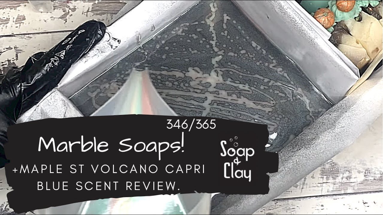 Marble Soap! And the best mica line soap hack ever | Day 346/365